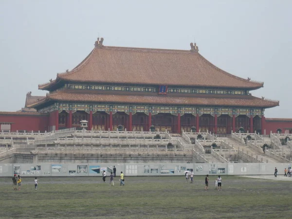 Beijing Çin. Temmuz 2008. Yasak Şehir gün öncesine Olimpyc Oyunlar