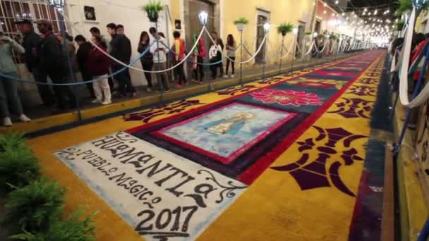 Tlaxcala Mexico Augustus 2017 Dit Wordt Genoemd Nacht Niemand Sleeps — Stockvideo