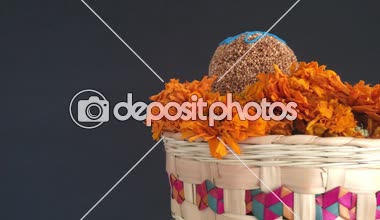 Otantik amaranthus kafatası yarım dönüş için Meksika ölülerin günü