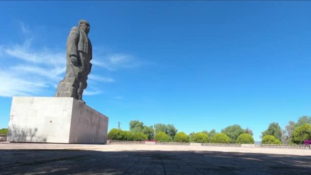 Queretaro City Queretaro Mexico December 2018 One Biggest Statue Former — Stock Video