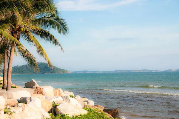 美丽的泰国湾海景在梅 Ramphueng — 图库照片