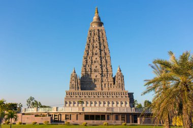 Ben bulunduğu Gautam Buddha elde aydınlanma Hindistan'dan yineleme yer