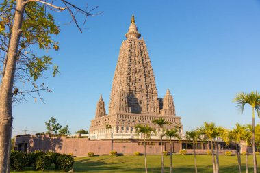 Ben bulunduğu Gautam Buddha elde aydınlanma Hindistan'dan yineleme yer