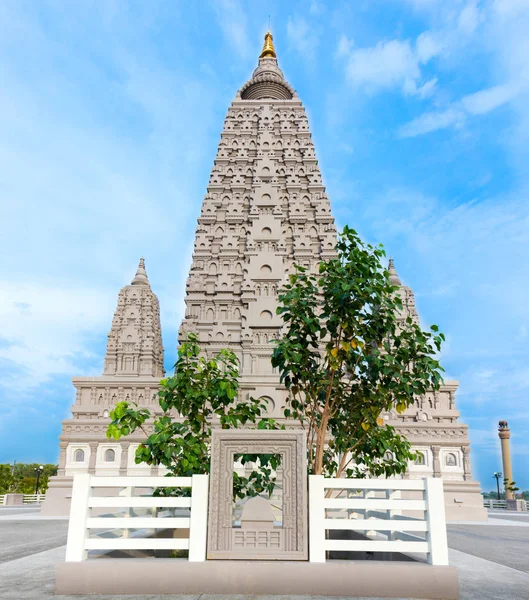 Plaats Van Replica Waar Gautam Buddha Bereikte Verlichting Uit India — Stockfoto