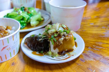 Tayvan ünlü gıda - Buhar Stinky tofu