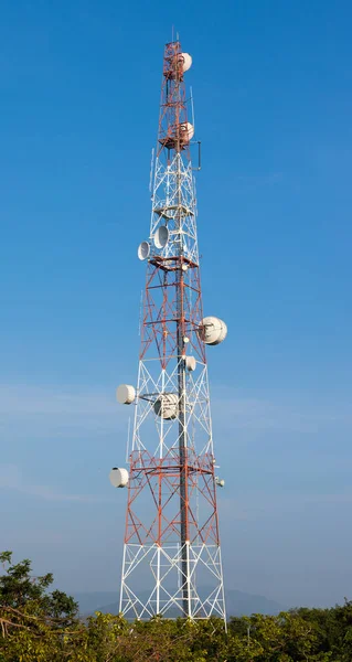 Radio Tower Nature Clear Sky Good — Stock Photo, Image