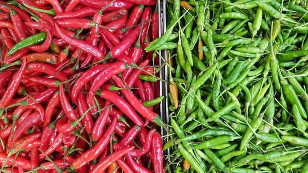 Red Chillies and green Chillies