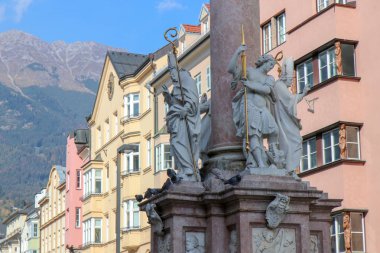 Innsbruck şehir merkezinde güzel mimari