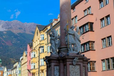 Innsbruck şehir merkezinde güzel mimari