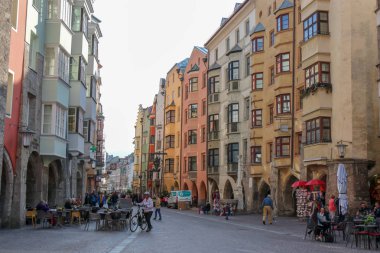 Innsbruck şehir merkezinde güzel mimari