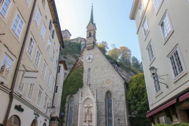 Salzburg, Avusturya boyunca bir manzara