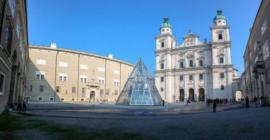 Salzburg, Avusturya boyunca bir manzara