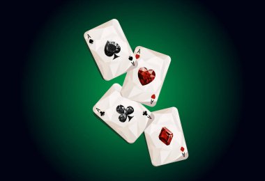 vektör illüstrasyon duvar kağıdı iskambil sembolü işareti ayarlama güverte elmas mücevher değerli taş kristal tasarım degrade arka plan düşük poli kare modelleme uygun