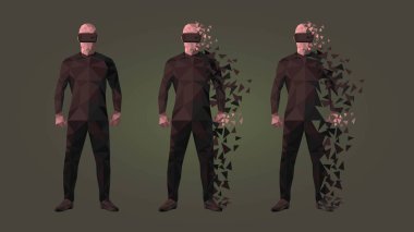 sanal gerçeklik düşük poli tasarlamak gözlükler