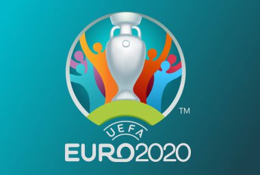 UEFA Euro2020 futbol Kupası resmi logo tasarımı