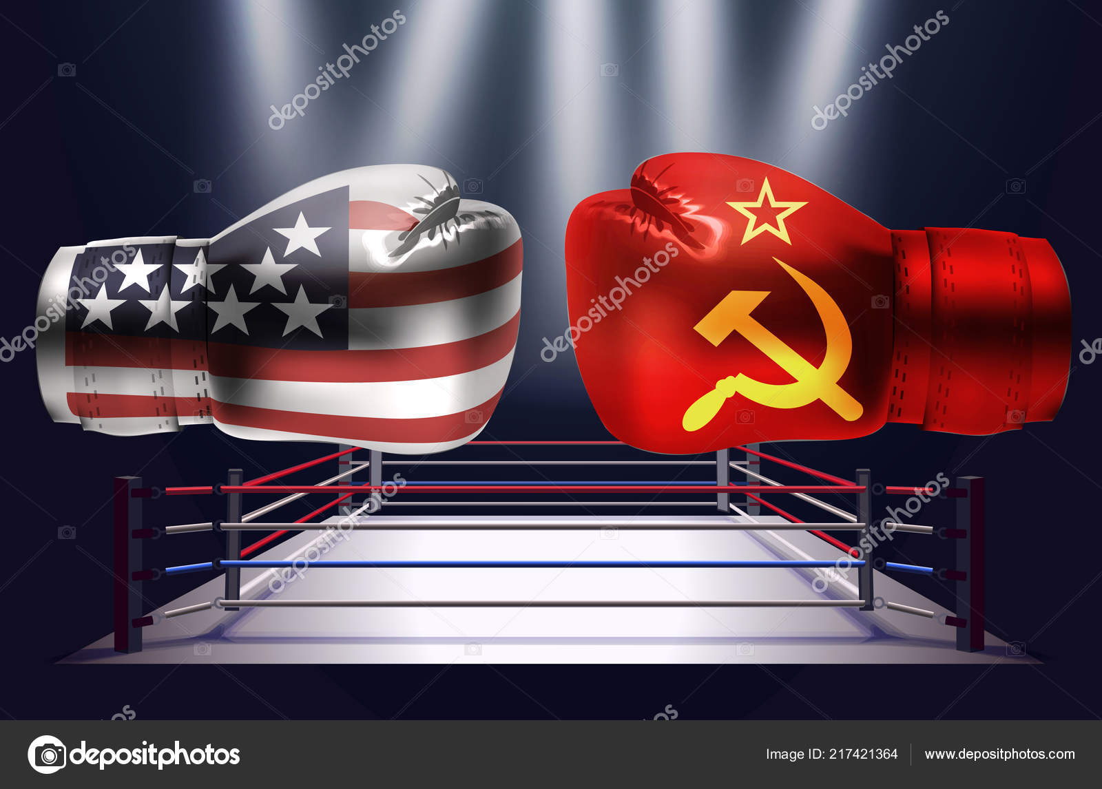 Boxhandschuhe Mit Abdrücken Irischer Und Russischer Flaggen Auf Boxring  Hintergrund Stock-Vektorbild von ©vadymburla@gmail.com 217421364, image size:1600x1146