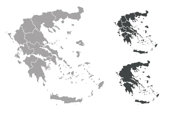 Mapa Esboço Greece —  Vetores de Stock