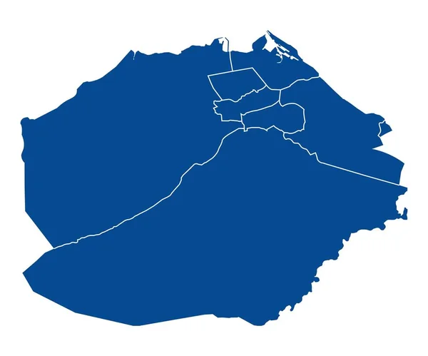 Блакитна Карта Едінбург — стоковий вектор