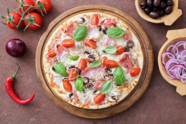 değişik tatlar gıda geleneksel pizza hızlı