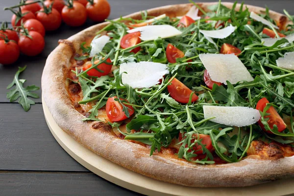 Fast Food Pizza Traditionnelle Diverses Saveurs — Photo