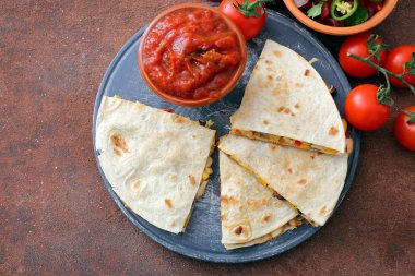 Çeşitli Meksika Gıda arka plan