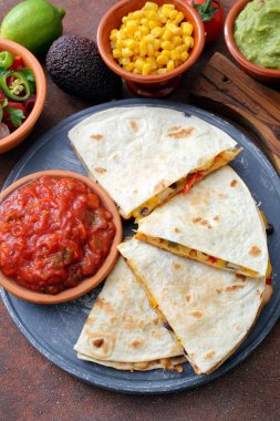 Çeşitli Meksika Gıda arka plan