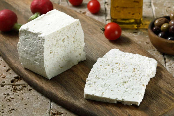 Formaggio Con Basilico Pomodoro — Foto Stock