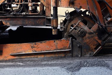 Endüstriyel ağır makine workink yol inşaat.