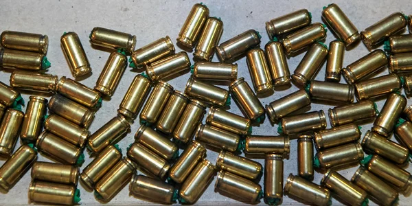Empty Bullet Shells Floor — Stock Photo, Image