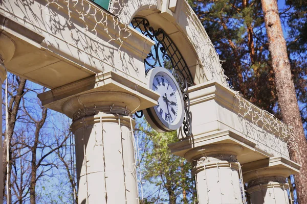 Bir Saat Sanat Yumuşak Odak Kemer — Stok fotoğraf