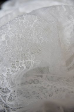 Dantel kumaş arka plan. Sanat yumuşak odak