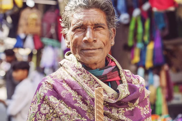 Удайпур Город Раджастан Индия Февраля 2018 Года Индийский Продавец Мужчин — стоковое фото