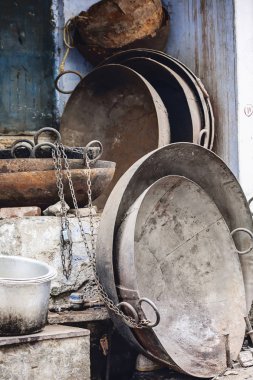 Sokak yemekleri pişirme Hint Restoran