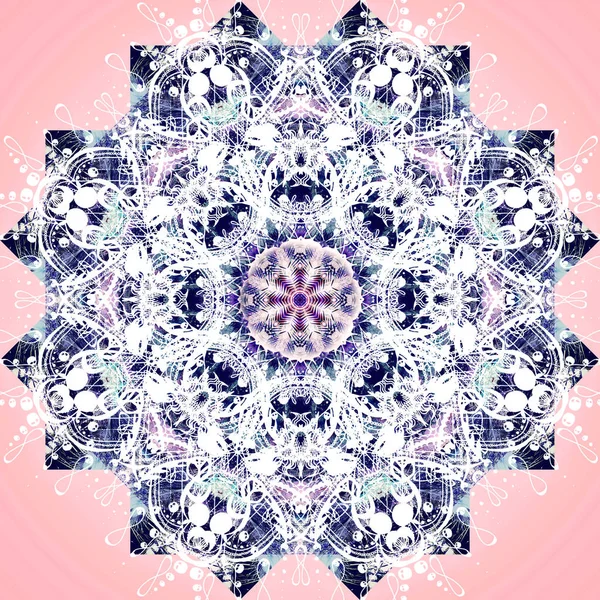 Abstracte Mandala Kleurenafbeelding — Stockfoto