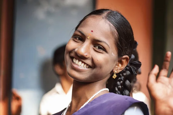 Arunachala Tiruvannamalai Tamil Nadu Indiában 2018 Január Állami Iskolai Diák — Stock Fotó