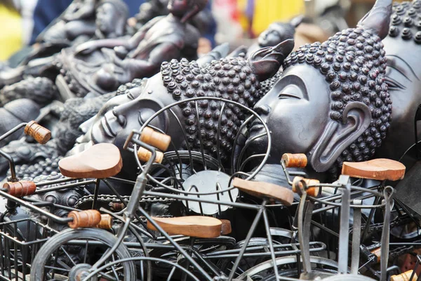 Buddhistische Souvenirs Die Auf Der Straße Der Neuen Dehli Verkauft — Stockfoto