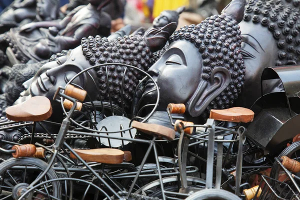 Buddhistische Souvenirs Die Auf Der Straße Der Neuen Dehli Verkauft — Stockfoto