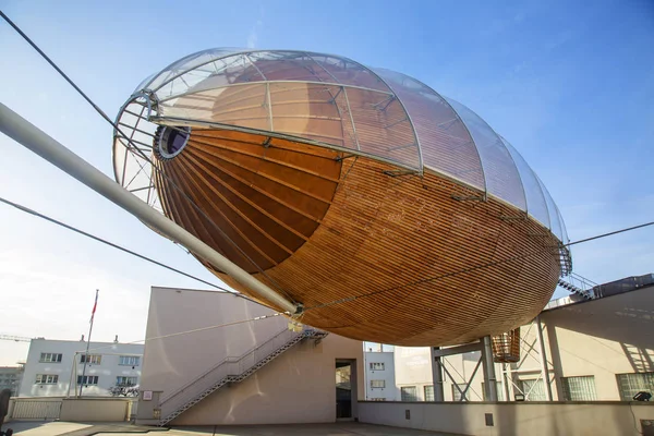 Praga República Checa Febrero 2019 Airship Gulliver Roof Galería Praga — Foto de Stock