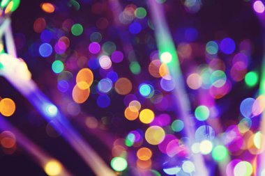 Renkli ışık Bokeh soyut arka plan