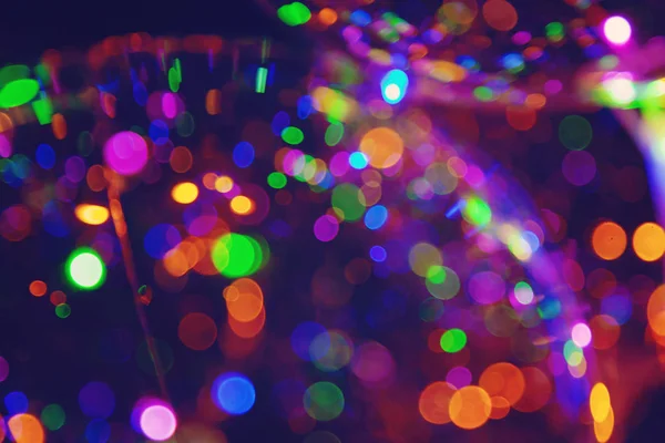 Luz Colorida Bokeh Fundo Abstrato — Fotografia de Stock