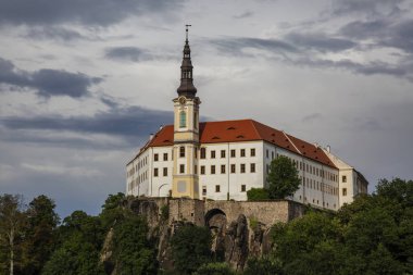 Çek Cumhuriyeti 'ndeki Decin kalesi