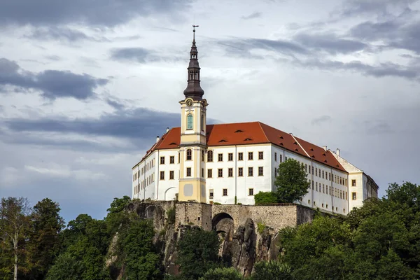 Çek Cumhuriyeti Ndeki Decin Kalesi — Stok fotoğraf