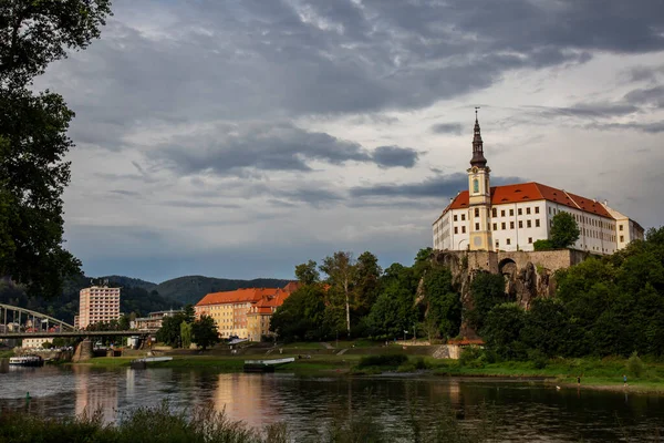 Decin Castillo República Checa — Foto de Stock