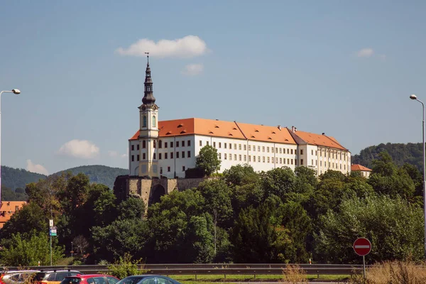 Děčínský Hrad Česká Republika — Stock fotografie