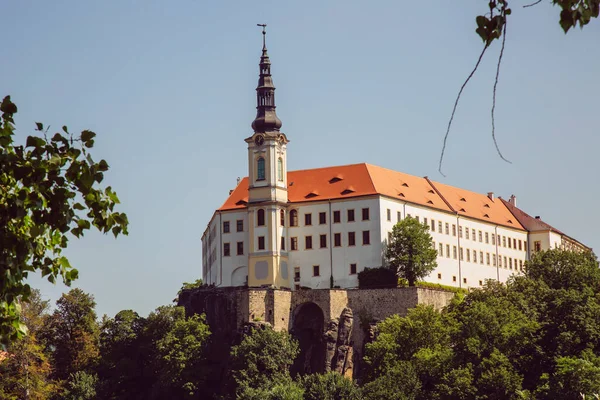 Děčínský Hrad Česká Republika — Stock fotografie