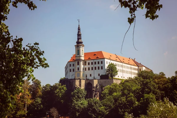 Zamek Decin Republika Czeska — Zdjęcie stockowe