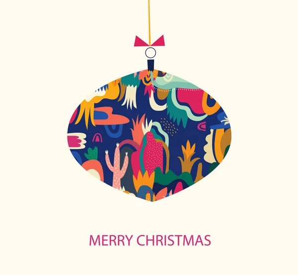 Illustrazione Vettoriale Saluto Decorazione Vacanze Anno Nuovo Natale Bandiera Capodanno — Vettoriale Stock