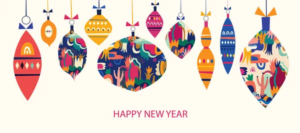 Salutation Illustration Vectorielle Pour Décoration Des Vacances Nouvel Noël Bannière — Image vectorielle