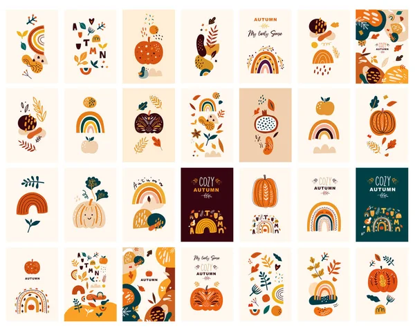 Autumn Πρότυπα Για Ταπετσαρία Του Τηλεφώνου Ιστορίες Και Στιγμιότυπα Φόντο — Διανυσματικό Αρχείο