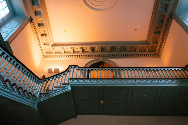 Philadelphia, Pennsylvania / 23rd Ağustos 2014: Bağımsızlık Binası ikinci kat giriş yolu